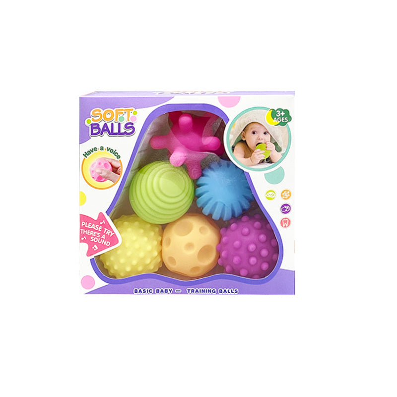 Sensory Toys Massage Ball Set - A Fun and Colorful Way to Soothe Your Baby!