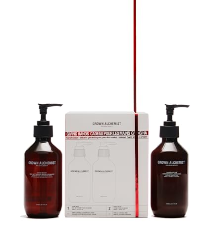 Grown Alchemist Giving Hands, Rejuvenating Hand Wash + Cream, Limited Edition Gift Set
