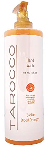 Baronessa Cali Tarocco Sicilian Blood Red Orange Hand Wash - Clean, Refreshing, Invigorating - 16 Fluid Ounce