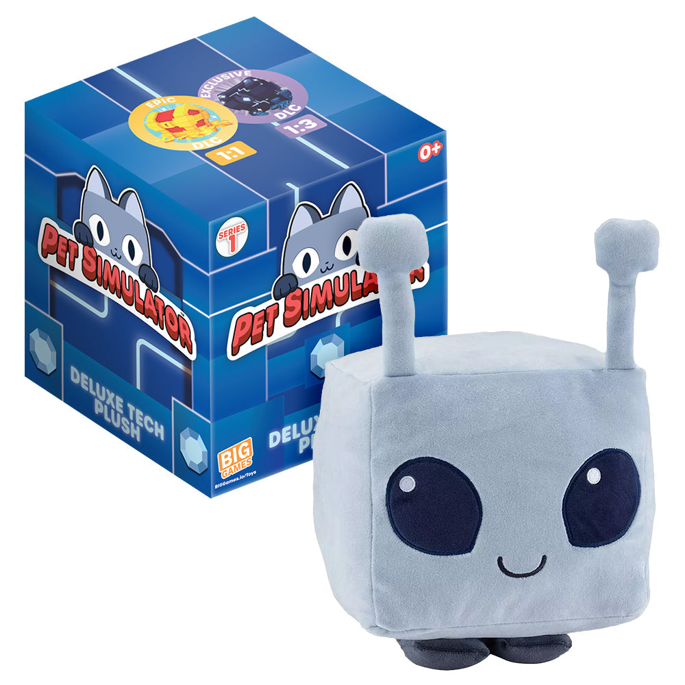 PET SIMULATOR - Mystery Deluxe Tech Plush (8" Tall Collectible Plush, Series 1) [Includes DLC]