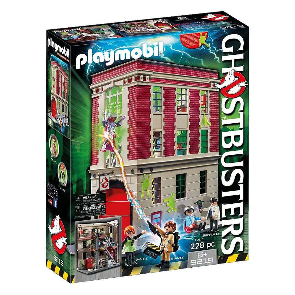 Playmobil Sony Ghostbusters 9219 Firehouse Building Set