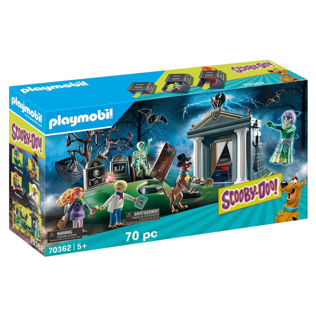 Playmobil Warner Brothers Scooby-Doo 70362 Adventure in the Cemetery Building Set