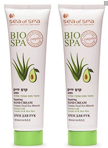 Lot of 2 Sea Of Spa Dead Sea Hand Cream Avocado Aloe Vera
