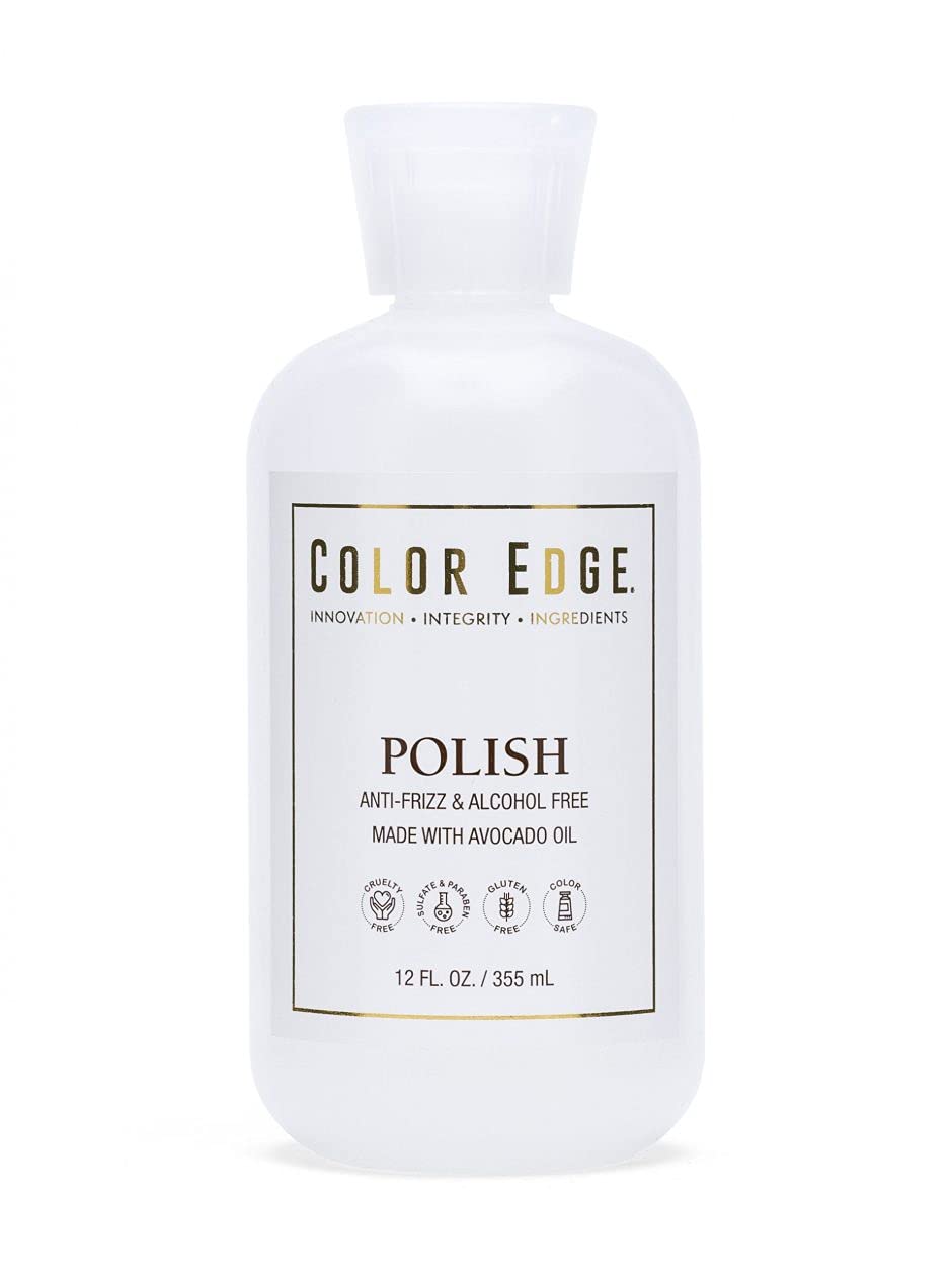 COLOR EDGE Hair Care POLISH For Skin & Hair w/AVOCADO OIL/Frizzy Hair 12oz