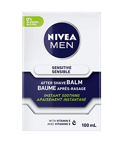 NIVEA FOR MEN Sensitive Post Shave Balm 3.30 oz (Pack of 5)