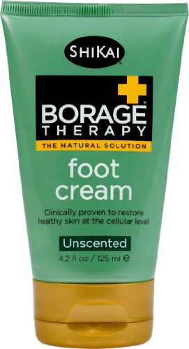 Shikai Borage Dry Skin Therapy Foot Cream, 4.2-Ounce Tubes (Pack of 3)