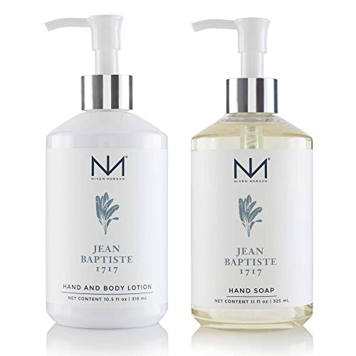 Niven Morgan Jean Baptiste 1717 Hand Soap and Lotion Set