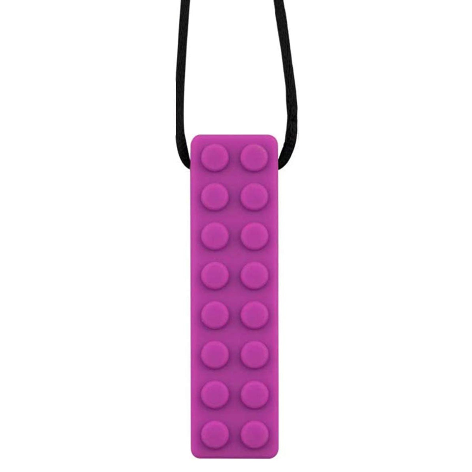 Sensory Chewing Necklace Teether: Food Grade Silicone Gum for Teething Needs, Anti-Eating Fun Toy for Boys & Girls!