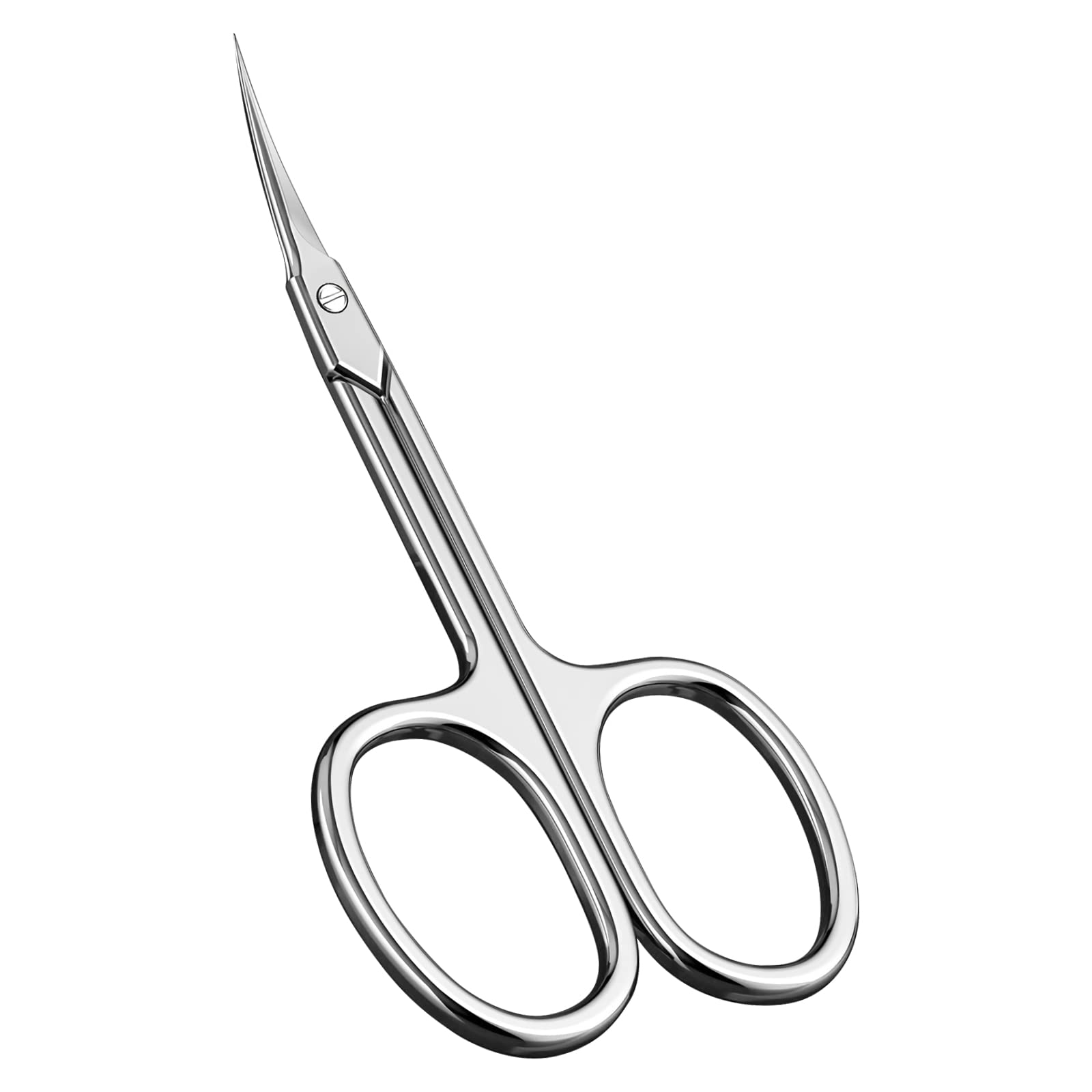 CGBE Manicure Scissors, Extra Fine Eyebrow Scissors for Grooming, Curved Blade Nail Scissors Precise Pointed Tip Grooming Kit for Eyebrow, Eyelash, Trim Nail and Dry Skin