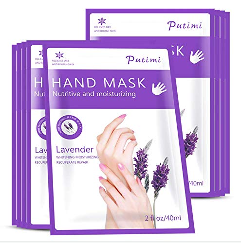 Hand Mask, Hand Peel Mask 5 Pack, Moisturizing Gloves, Hand Treatment Mask, Moisture Enhancing Gloves for Dry Hands, Moisturizes Rough Skin for Women or Men1