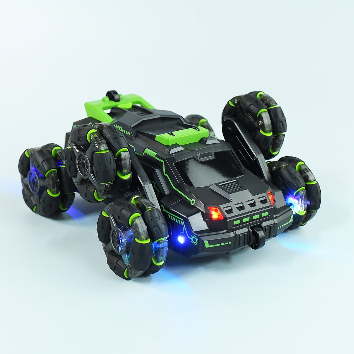 6 Wheel RC Tactical Car | Performs Stunts | 30 Yard Range | Glowing Lights