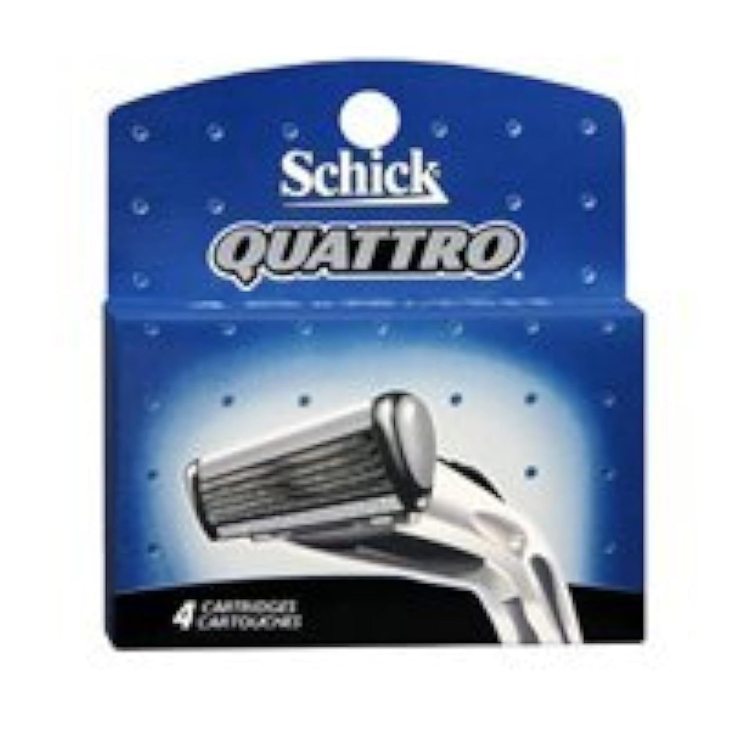 Schick Quattro Refil 4ct Size 4ct Schick Quattro Razor Refills