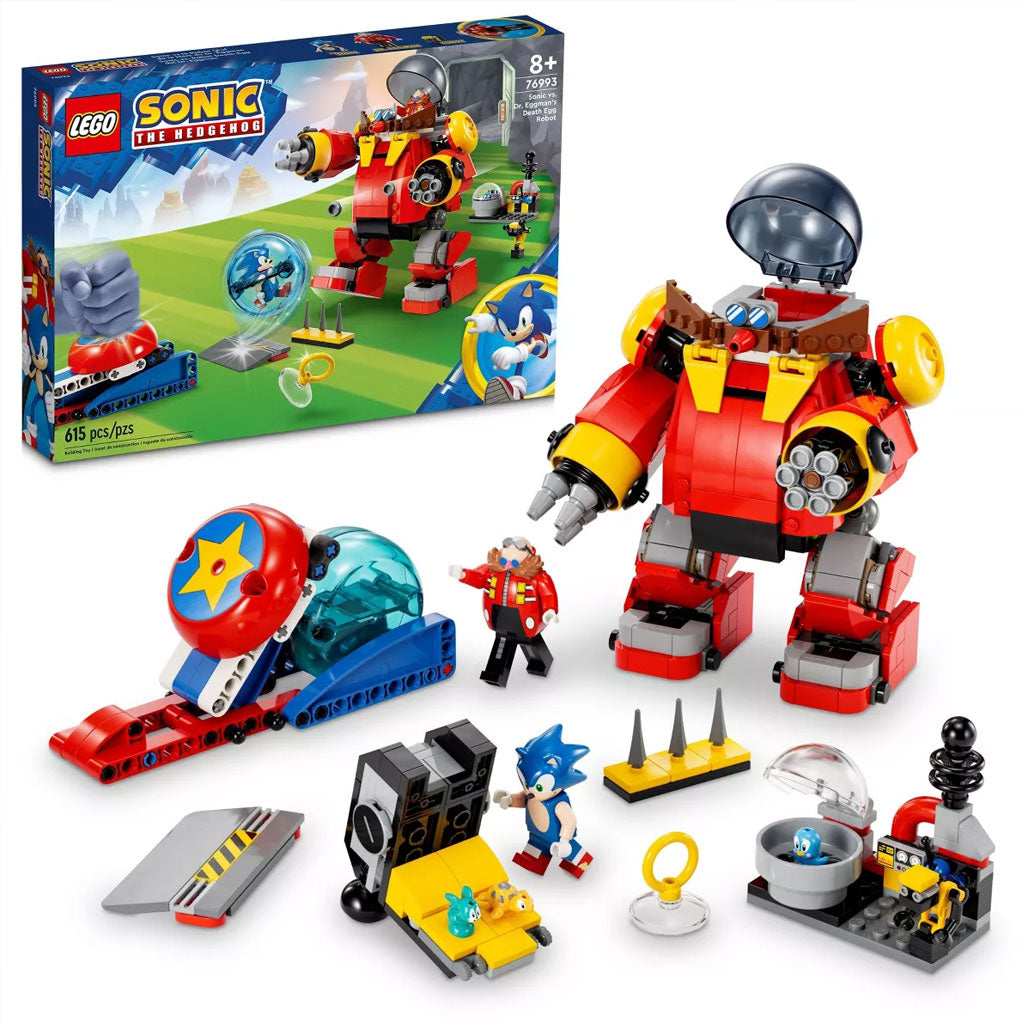 LEGO Sega Sonic vs. Dr. Eggman's Death Egg Robot Building Set (76993)
