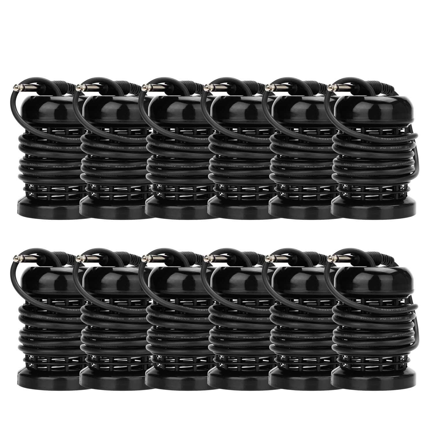 Healcity Ion Foot Bath Arrays for Ionic Detox Foot Spa Machine System Round Standard Stainless Steel Coils, Pack of 12