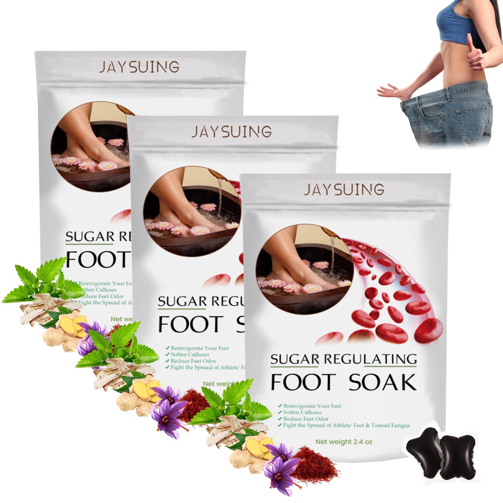 30Pcs Detoxingherbs Cleansing Foot Soak Beads,2024 New Herbal Detox&Shaping Cleansing Foot Soak Beads,Slimwe Daily Rebody Body Detox Foot Soak,Home Herbal Foot Massage Beads