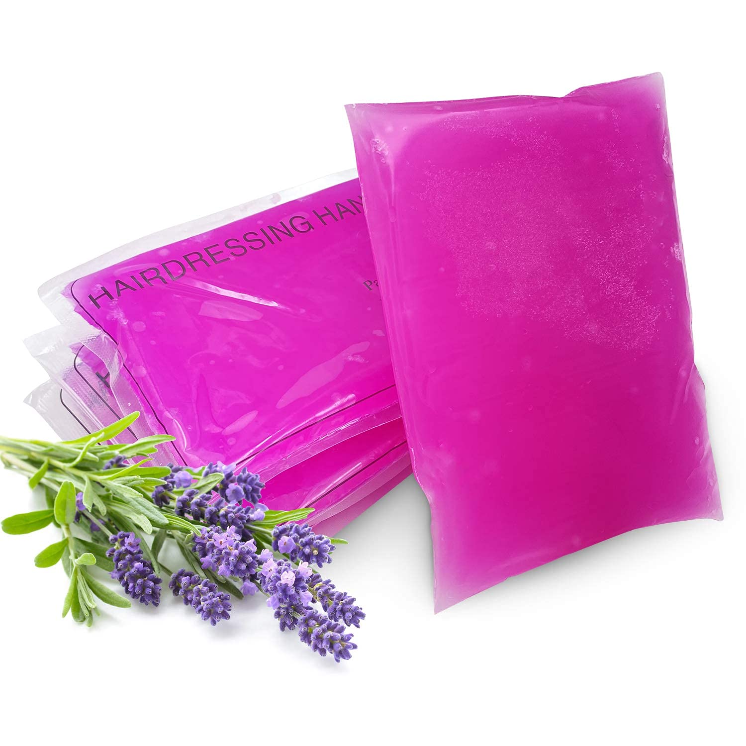 Liflad Paraffin Wax Refills - Relive Stiff Muscle - Deeply Hydrates and Protects - Use in Paraffin Bath Machine for Hands and Feet - Lavender Scented Blocks - Pack of 4