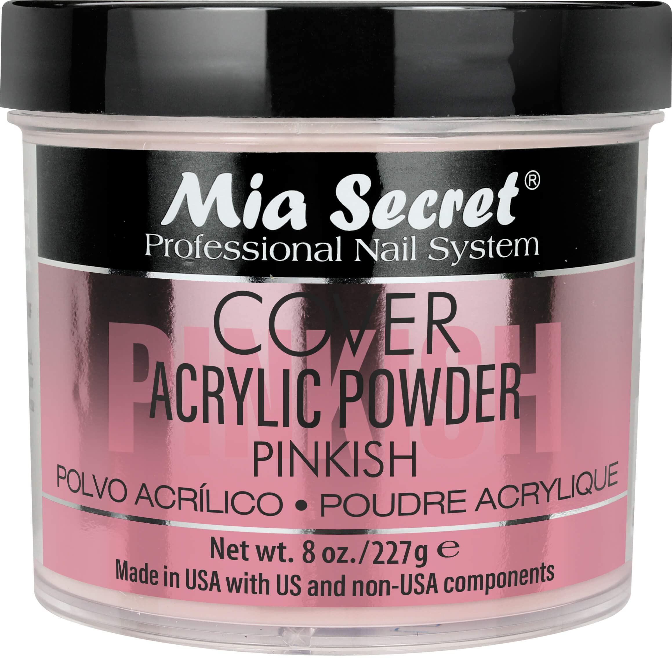 Mia Secret COVER PINKISH Acrylic Powder (8oz)