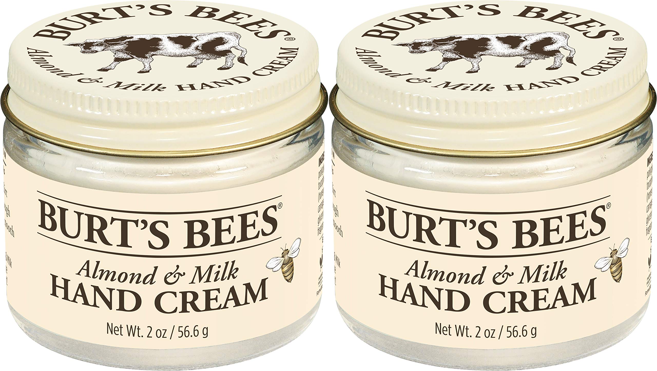 Burt's Bees Almond & Milk Hand Cream, 2 Oz - Pack of 2 (Package May Vary)