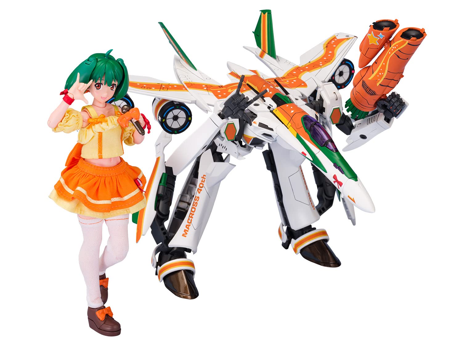 Macross Frontier Ranka Lee Aoshima Character Kit Selection  Mc-10 V.F.G. Vf-25F Messiah 40Th Aniversary Aoshima
