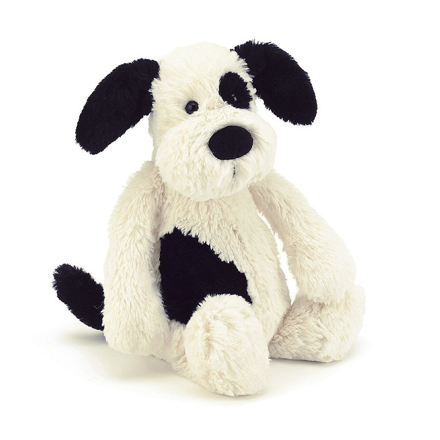 Bashful Black & Cream Puppy (Medium)