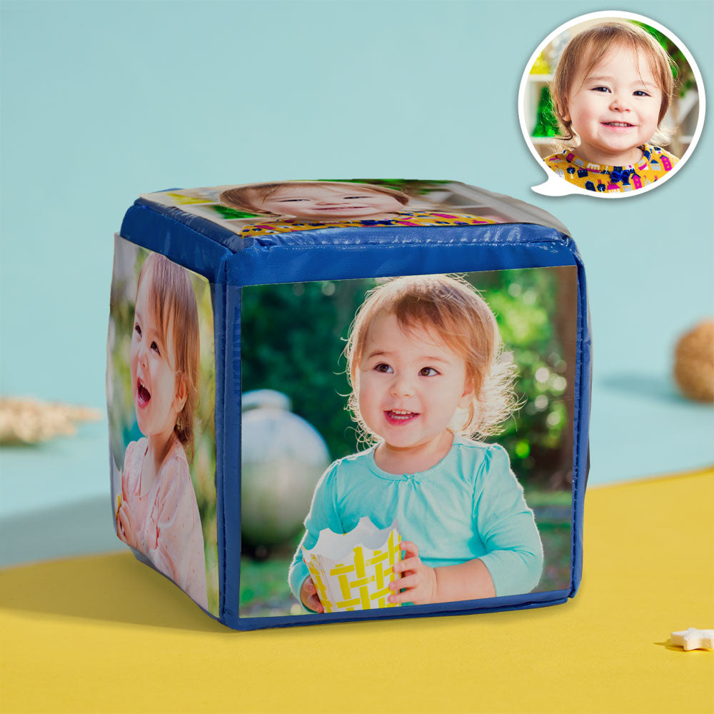 Custom Photo Playthings Toys Personalized Blocks with Photo Pockets Gift for Kids