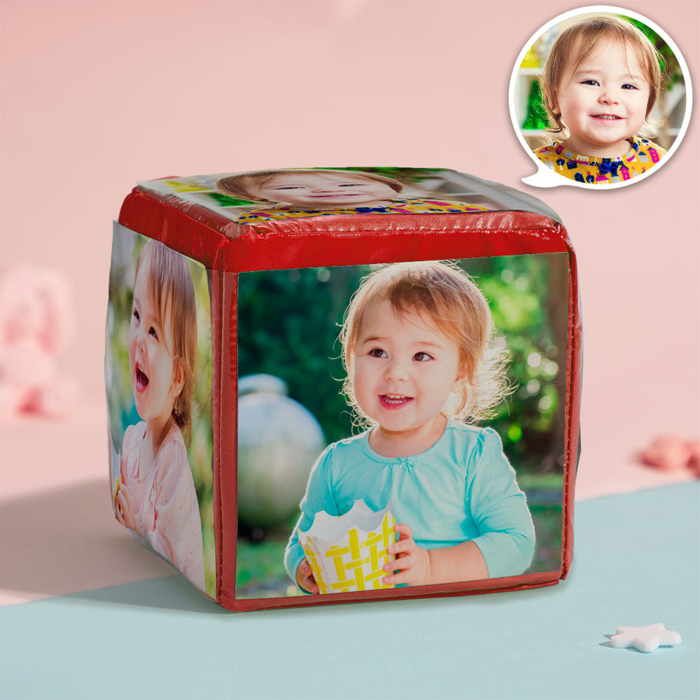 Custom Photo Playthings Toys Personalized Blocks with Photo Pockets Gift for Kids