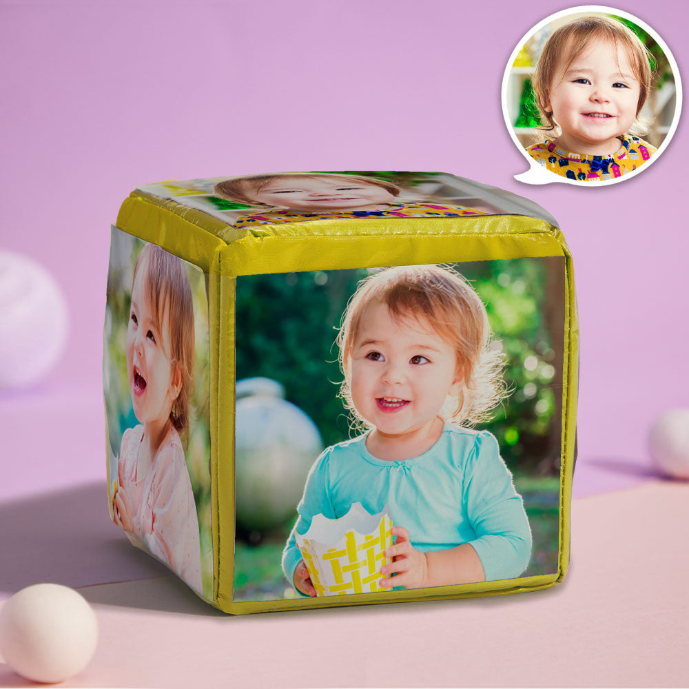 Custom Photo Playthings Toys Personalized Blocks with Photo Pockets Gift for Kids