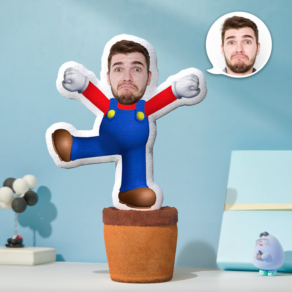 Custom Photo Face Doll Creative Funny Twisting Super Mary Dancing Toys