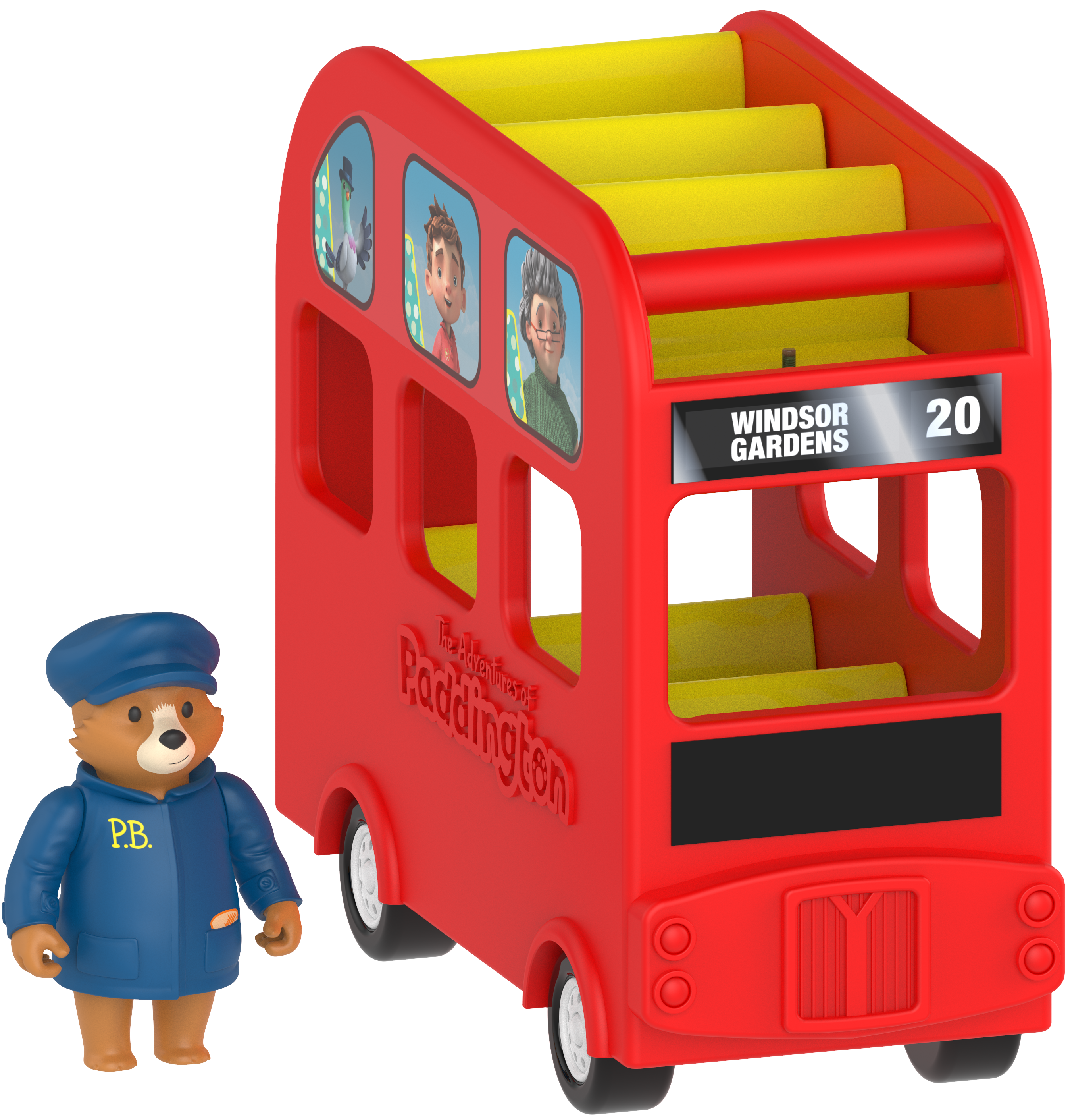 PADDINGTON - Double-Decker Play Bus with Figure