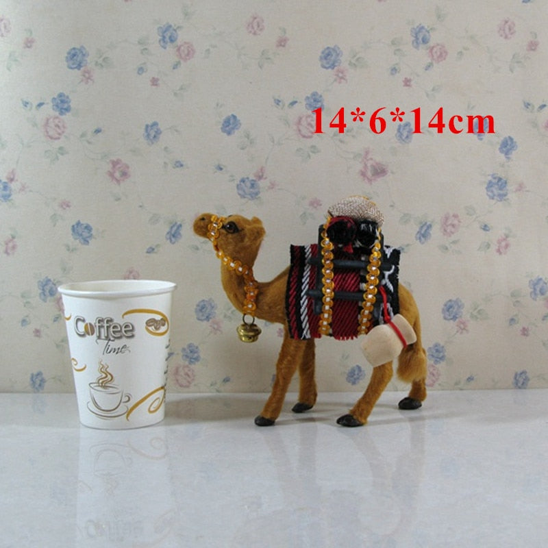 Simulation Plush Stuffed Camel Doll Decoration Ornaments