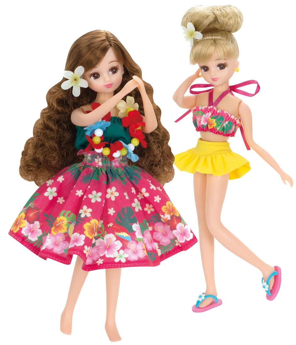 TAKARA TOMY Licca Doll Lw-16 Hula Girl & Swimwear Doll Not Included  863441