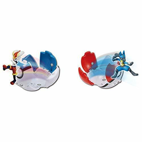 Monster Collection Pokedel-z Ash Vs Go Lucario : Cinderace Character Toy