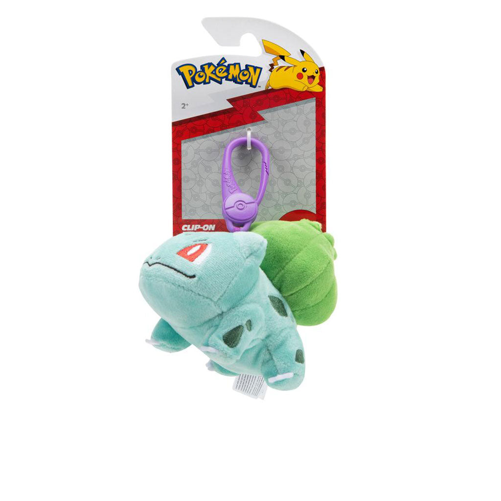 License 2 Play Pokemon Clip-On Plush - Bulbasaur
