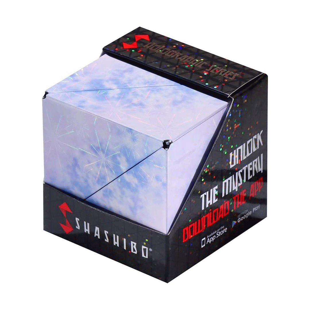 SHASHIBO Shape Shifting Fidget Cube - Holographic Series - Polar
