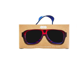 Toddler Boy Sunglasses & Strap Set