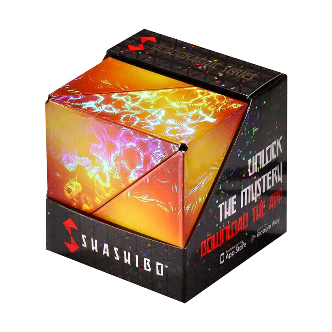 SHASHIBO Shape Shifting Fidget Cube - Holographic Series - Solar