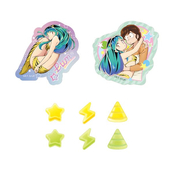 BANDAI CANDY  Urusei Yatsura Die Cut Stickers 12Pcs Box  Candy Toy