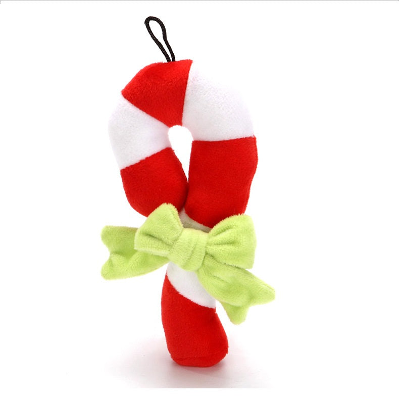 Pet Toy Christmas Dog Toy Set Bite Rresistant Plush Toy
