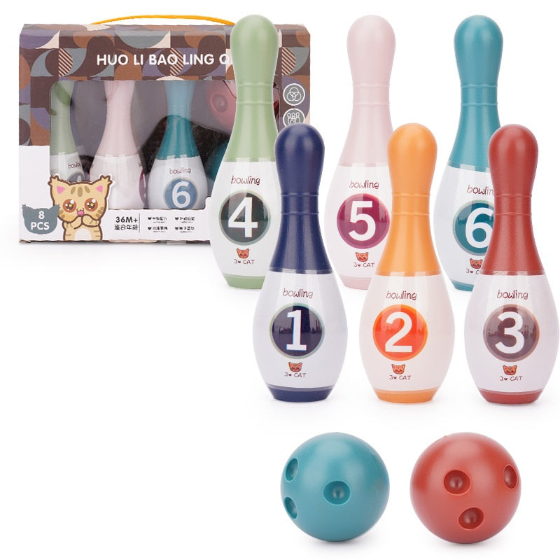 Children's Bowling Plastic Toys For Leisure Sports Entertainment