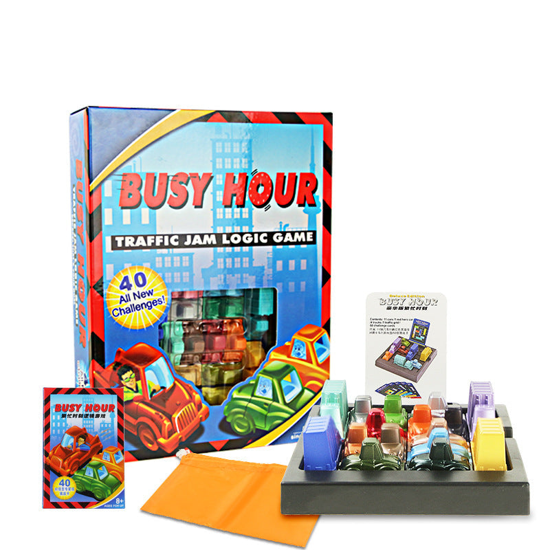 Rush Hour Traffic Jam Logic Toy Logic Clearance Unlock Game Puzzle Desktop Game