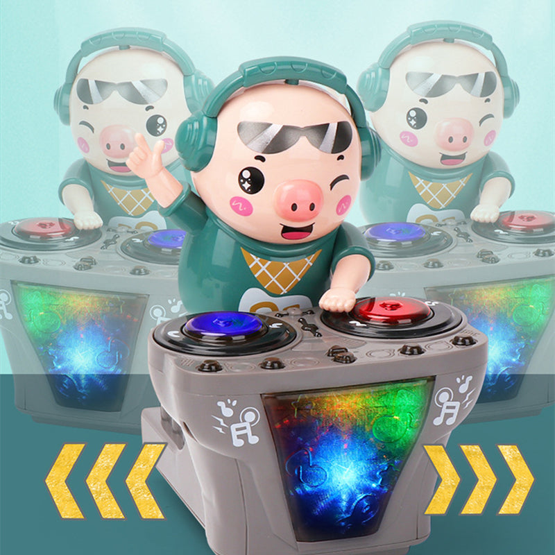 DJ Rock Pig Light Music Children'S Toys Dance and Sing Electric Pet Piggy Toy