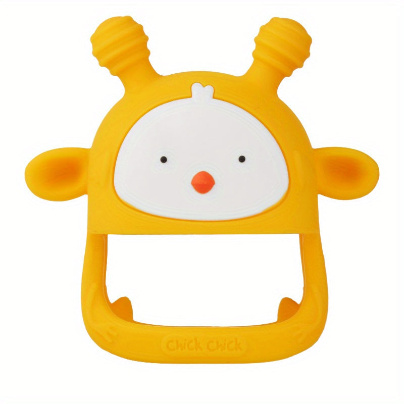 Silicone Baby Teething Toy Never Drop Infants Toys Baby Teether Infant Rattling Teether Soothing Pacifier Teething Toys For Babies 6-12 Months BPA Free (1/2 Pack)