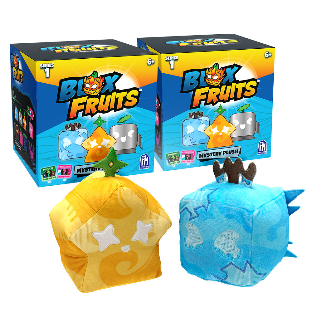 BLOX FRUITS - Mystery Fruit Collectible Plush 2-Pack (4" Tall, Series 1) [Includes DLC]
