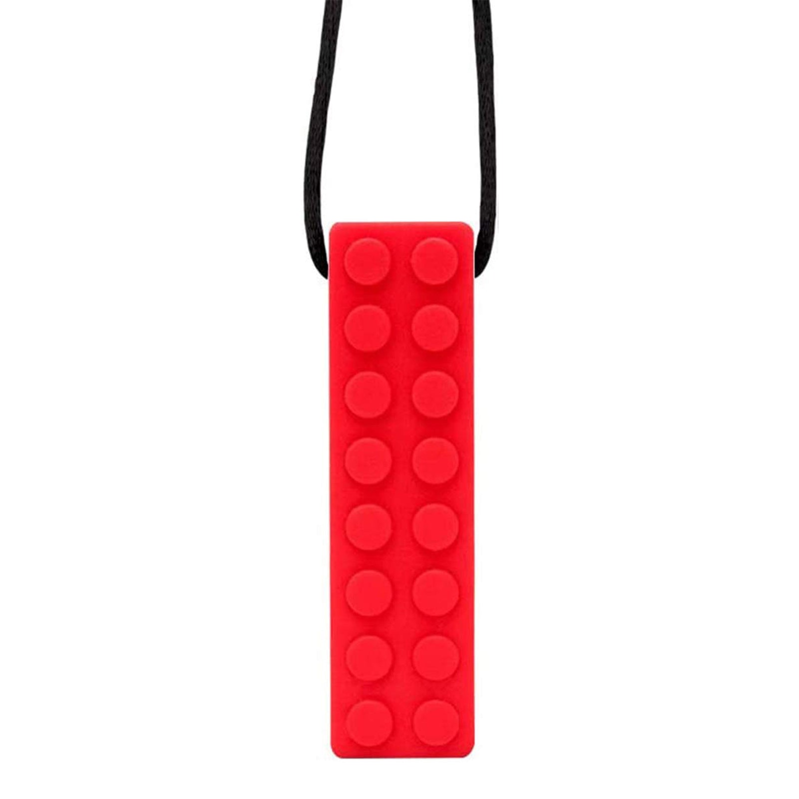 Sensory Chewing Necklace Teether: Food Grade Silicone Gum for Teething Needs, Anti-Eating Fun Toy for Boys & Girls!