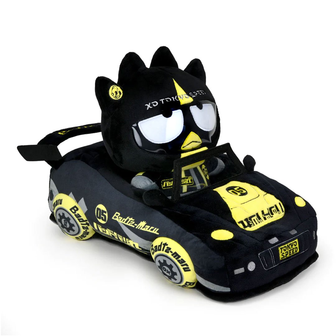 Kidrobot Sanrio 13" Hello Kitty and Friends Badtz-Maru Tokyo Speed Racer Plush Toy