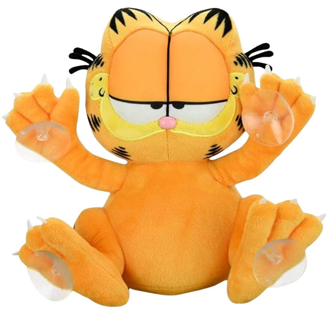 Kidrobot Garfield Relaxed Edition 8" Suction Cup Window Clinger Plush Toy