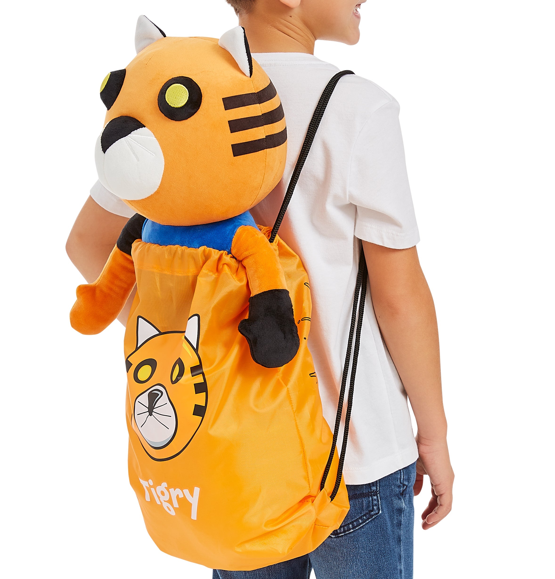 PIGGY - Tigry Jumbo Plush (One 16" Large Plush w/ Drawstring Bag, Series 1)