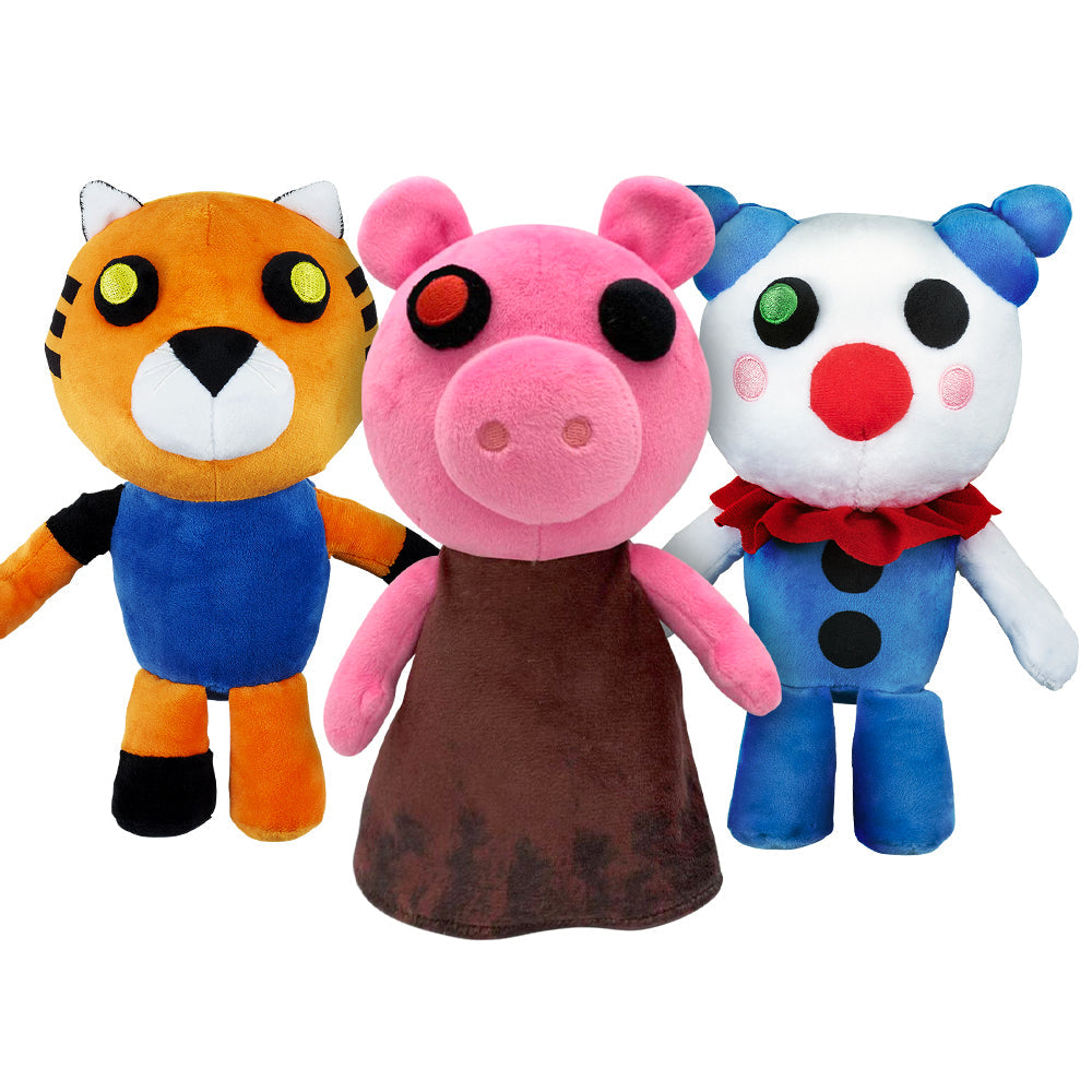 PIGGY - Collectible Plush Complete Set (Three 8" Plushies, Series 1) [Includes DLC]